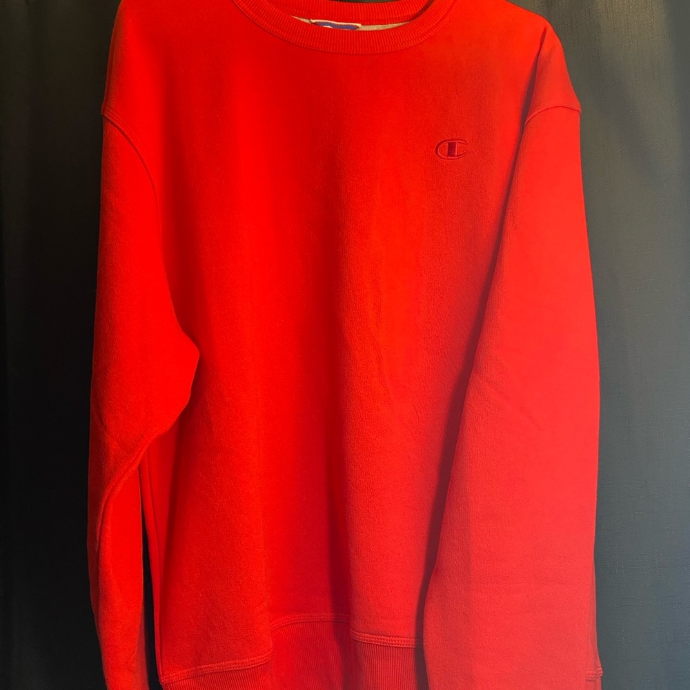 Champion men’s crew neck worn once L